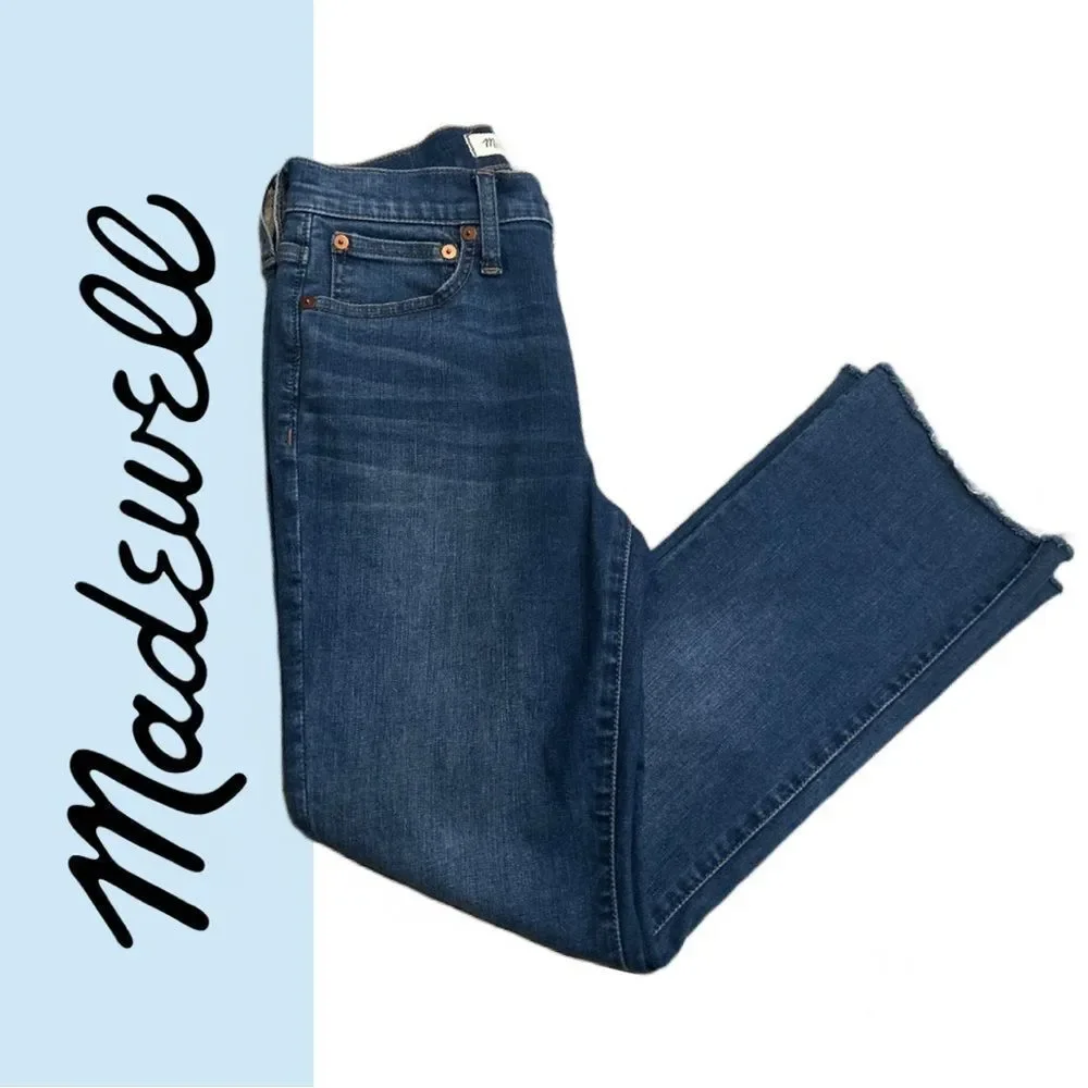 Madewell Women’s Cali Demi-Boot Raw Hem Jeans‎ - Size 24